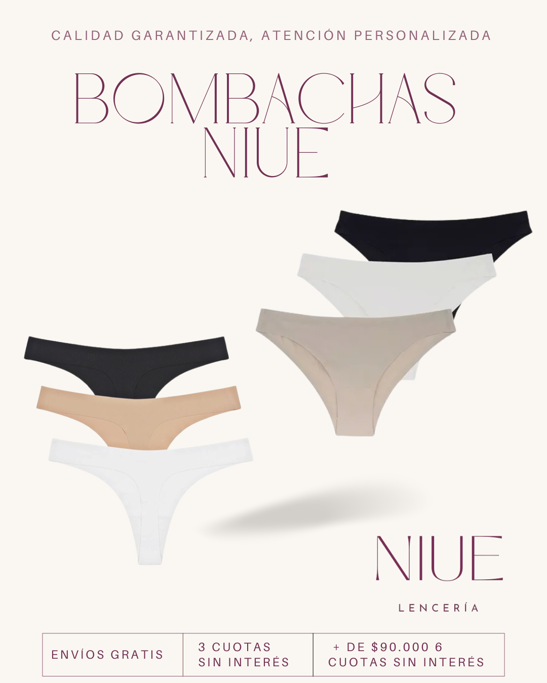 BOMBACHAS VEDETINA/COLALESS NIUE