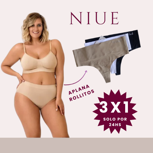 BOMBACHAS EFECTO FAJA NIUE - 3X1