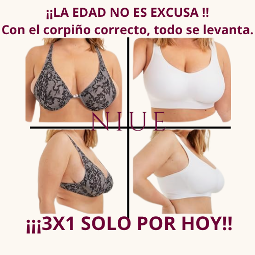 SOSTEN MOLDEADOR SIN COSTURAS PUSH UP ¡3X1! PAGA 1 Y RECIBE 3