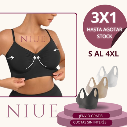SOSTEN MOLDEADOR SIN COSTURAS PUSH UP ¡3X1! PAGA 1 Y RECIBE 3