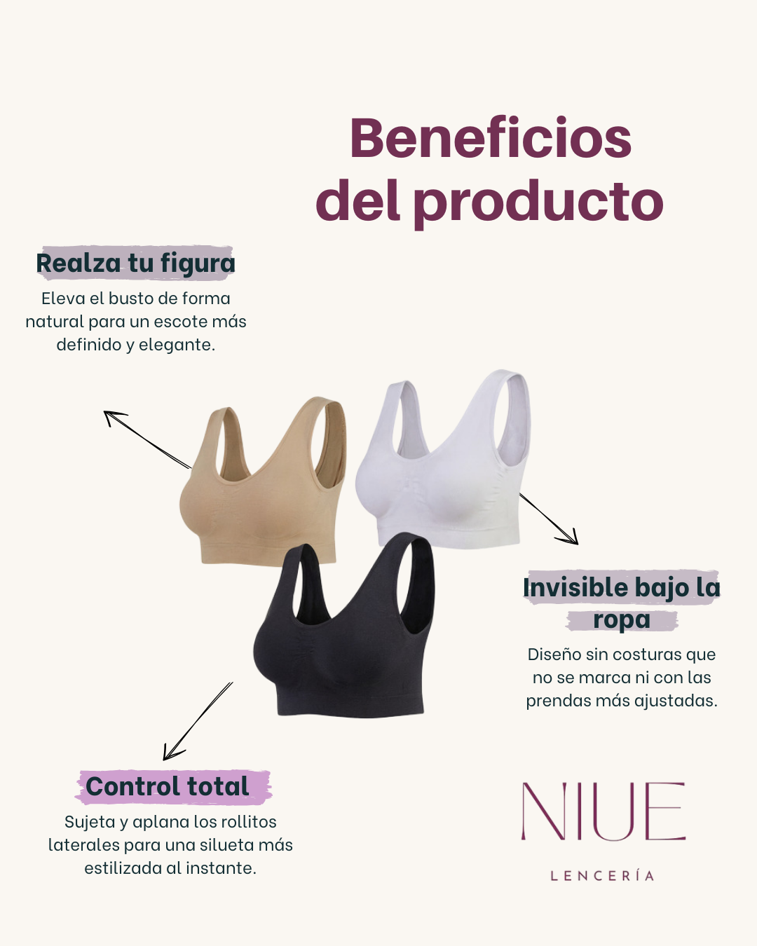 CORPIÑO REDUCTOR SEGUNDA PIEL