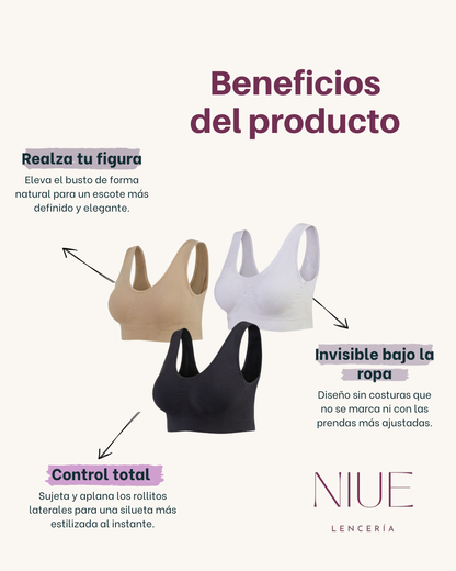 CORPIÑO REDUCTOR SEGUNDA PIEL